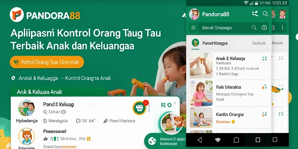 Tampilan antarmuka PANDORA88 yang user-friendly untuk kontrol orang tua.