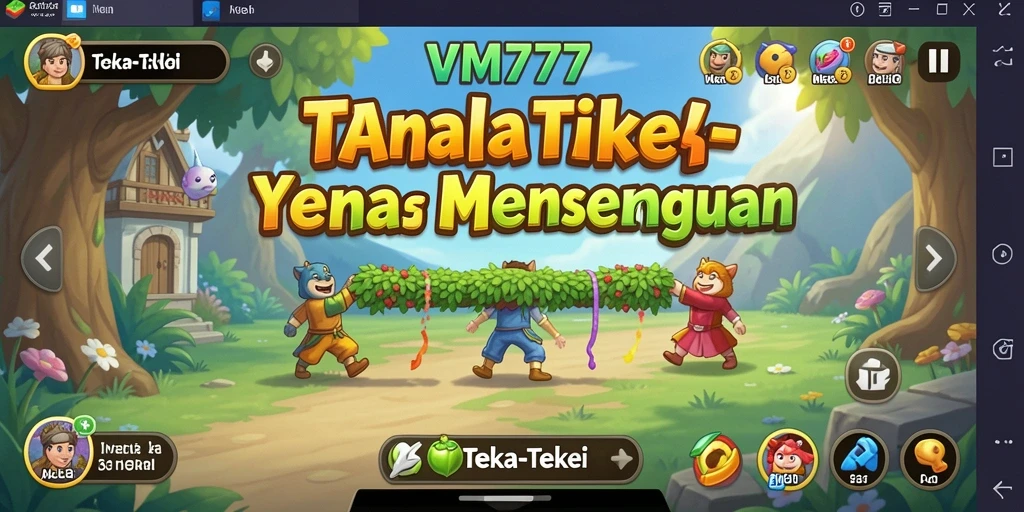 Tampilan antarmuka VM777 yang menarik dan ramah pengguna.
